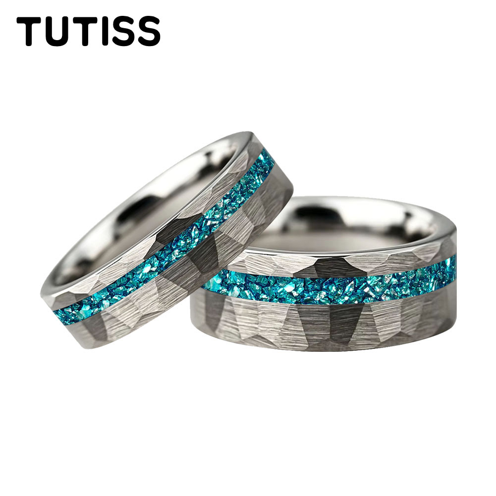 Wedding Zone - TUTISS 6/8mm 해머드 오프셋 그루브 인레이드