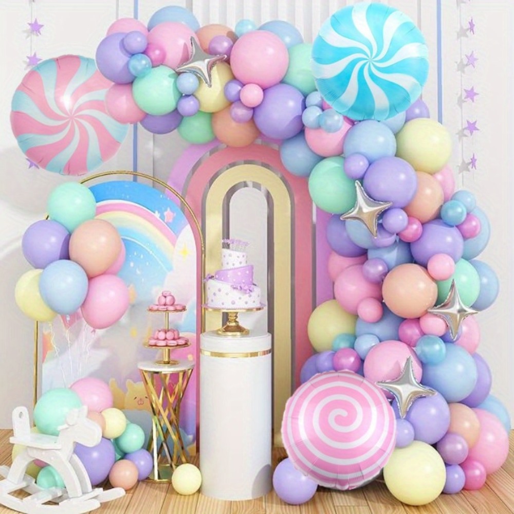 Wedding Day Supply Kit - 133PCS 도넛 테마 풍선 화환 아치