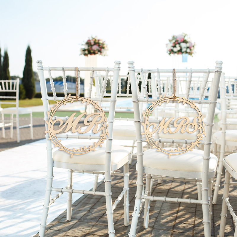 Wedding Supply Rentals - Mrs Mrs Letter 걸이 사인 웨딩