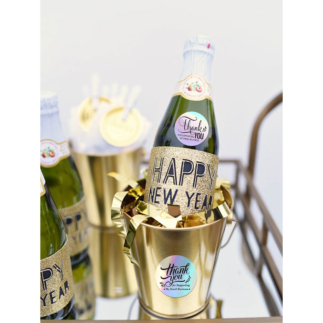 JCAC 500개/롤 1인치 홀로그램 감사 스티커, 자 - Wedding Favor Box 리뷰 및 가격