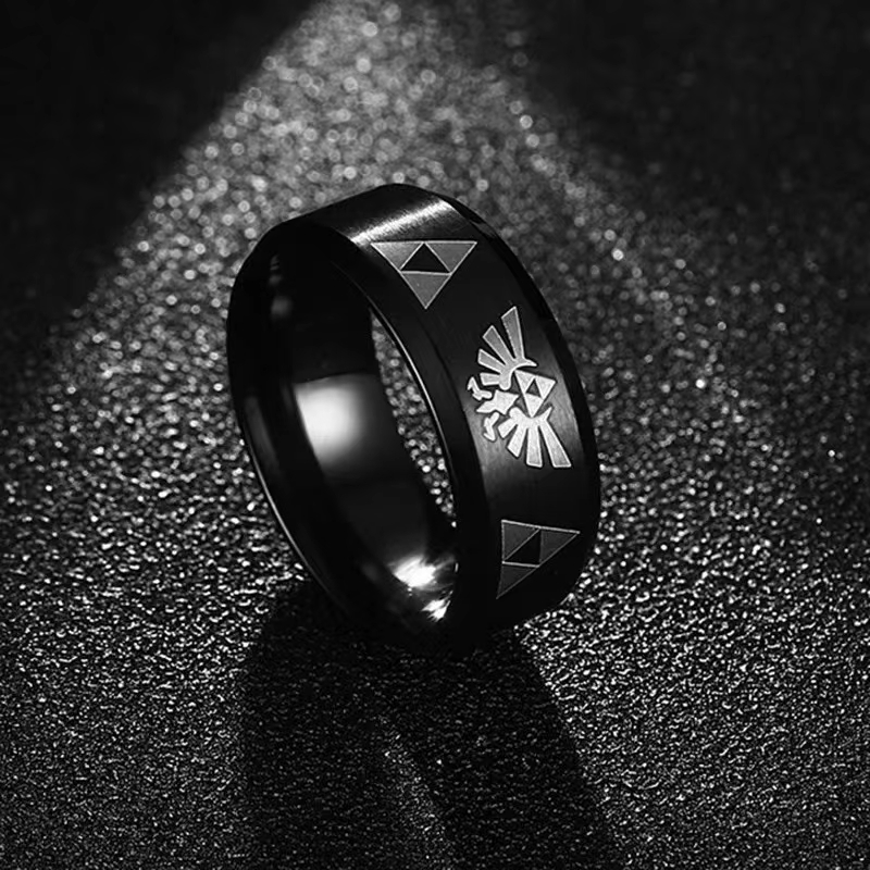 패션 애니메이션 Triforce 삼각형 밴드 반지 31 - Wedding Zone 리뷰 및 가격