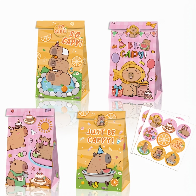 12/24/48pcs Capybara 사탕 가방 생일  - Wedding Favor Box 리뷰 및 가격
