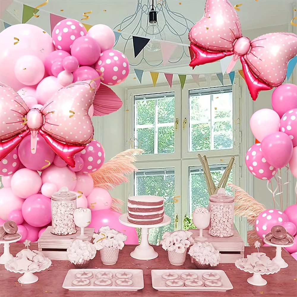 99개 핑크 리본 미니 포일 풍선 가랜드 아치 키트 어 - Wedding Day Supply Kit 리뷰 및 가격