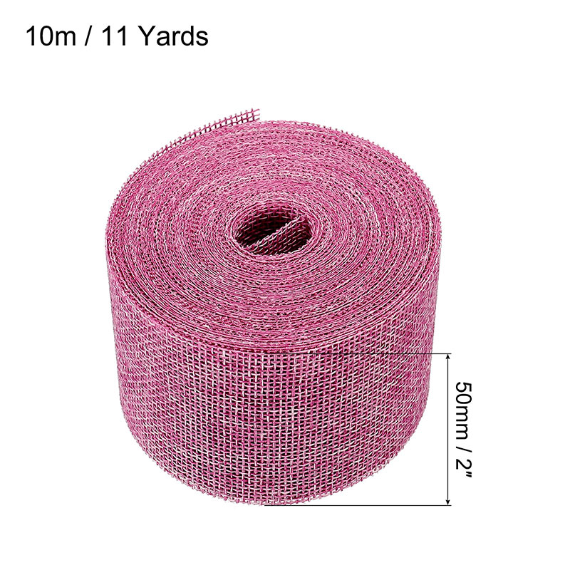 10M 모조 황마 리본 다채로운 소박한 삼베 패브릭 리 - Wedding Supply Rentals 리뷰 및 가격