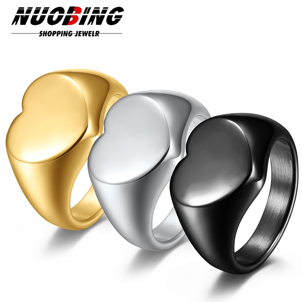 맞춤형 여성 인장 반지 여성을위한 귀여운 하트 Roun - Wedding Zone 리뷰 및 가격